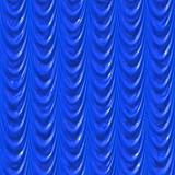 Blue silk curtains