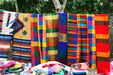 Hanging Mayan Blankets