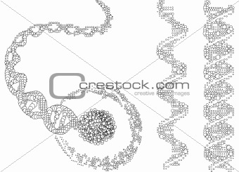abstract DNA