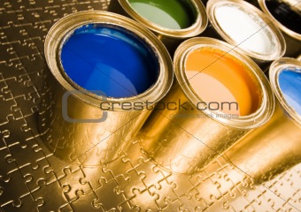 Gold cans
