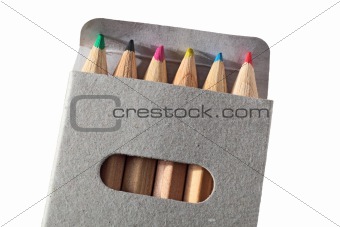 wooden color pencils