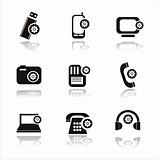setting in technology icons