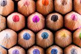 colorfull colored pencils
