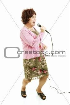 Female Impersonator Singing