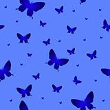 Abstract seamless wallpaper pattern butterflies