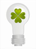 lamp with clover