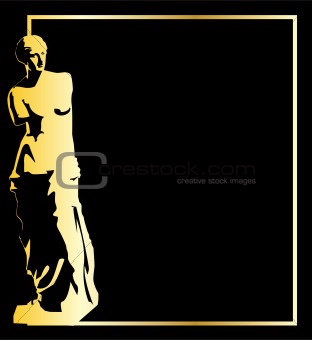 the gold vector venus background
