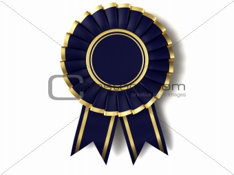 Dark blue ribbon award