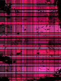 Checkered Pink Grunge Background.