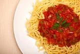 Spaghetti closeup