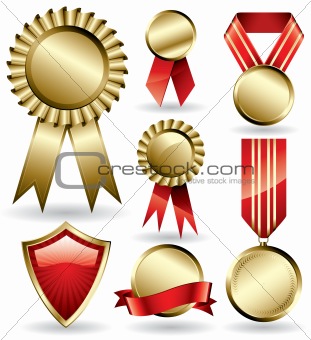 Award ribbons