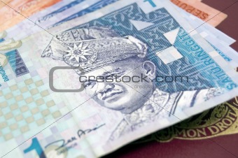 Malaysian Bank notes and UK Passport