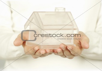  house in hands 