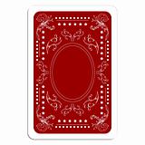 Playing card back
