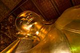 Golden Statue of Reclining Buddha