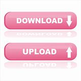 web buttons download and upload