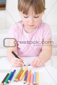 girl drawing