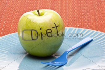 Diet Concept Apple 