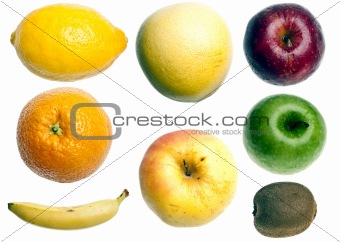 Fruits collage