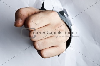 Fist broke paper