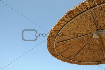 straw parasol