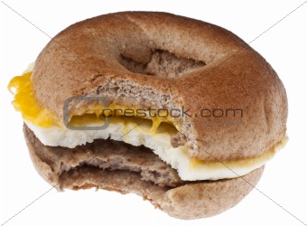 Sausage, Egg and Cheese Breakfast Bagel