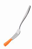 Carrot Slice on a Fork