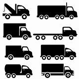 Truck silhouettes