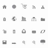 Internet or web site icons