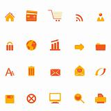 Internet, web and e-commerce icons