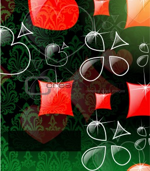 the vector abstract play card background