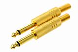 Gold plated audio connectors