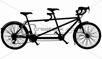 road bicycle silhouette