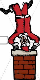 Upside-Down Santa