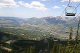 Chairlift in the Summer