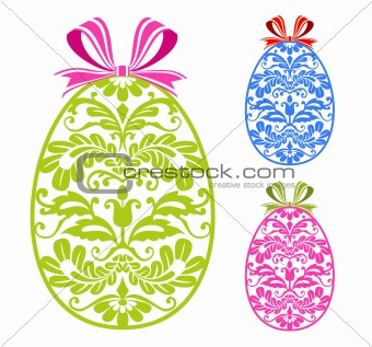 Easter ornament eggs
