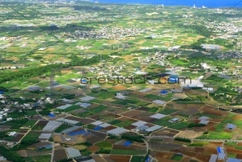 aerial photo of okinawa japan