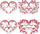 Decorative hearts