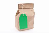 Lunch bag with green tag price