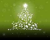 Green Christmas Tree illustration