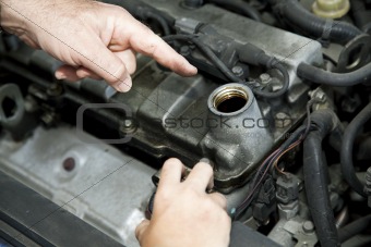 Car Repair - Changing Oil