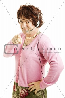 Transvestite Phone Worker