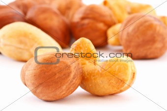 hazelnuts and cashews