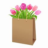 Bag With Tulips