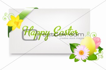 Blank Gift Tag With Egg