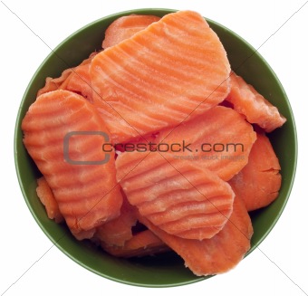Carrot Slices in Bowl