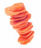 Stack of Carrot Slices
