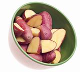 Bowl of Sliced Baby Red Potatoes
