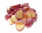 Stack of Sliced Baby Red Potatoes