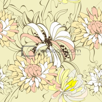 Floral seamless background